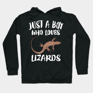 Just A Boy Who Loves Lizards Hoodie